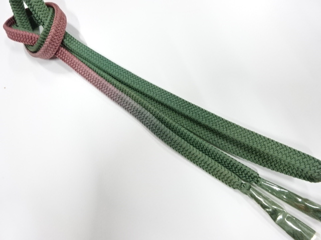 未使用品　正絹　手組帯締め